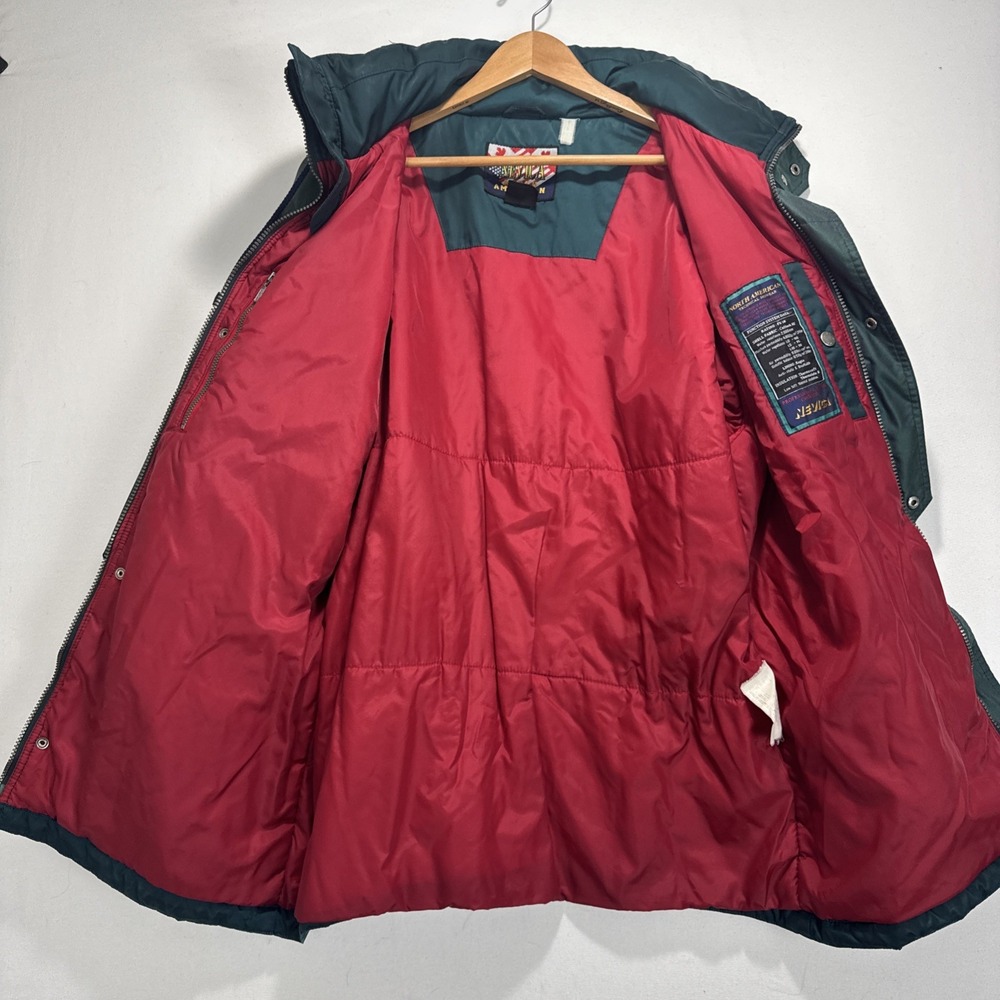 Retro VTG NEVICA  Ski Snowboard Jacket‎  RECCO Sz 38 M Teal - Picture 13 of 15